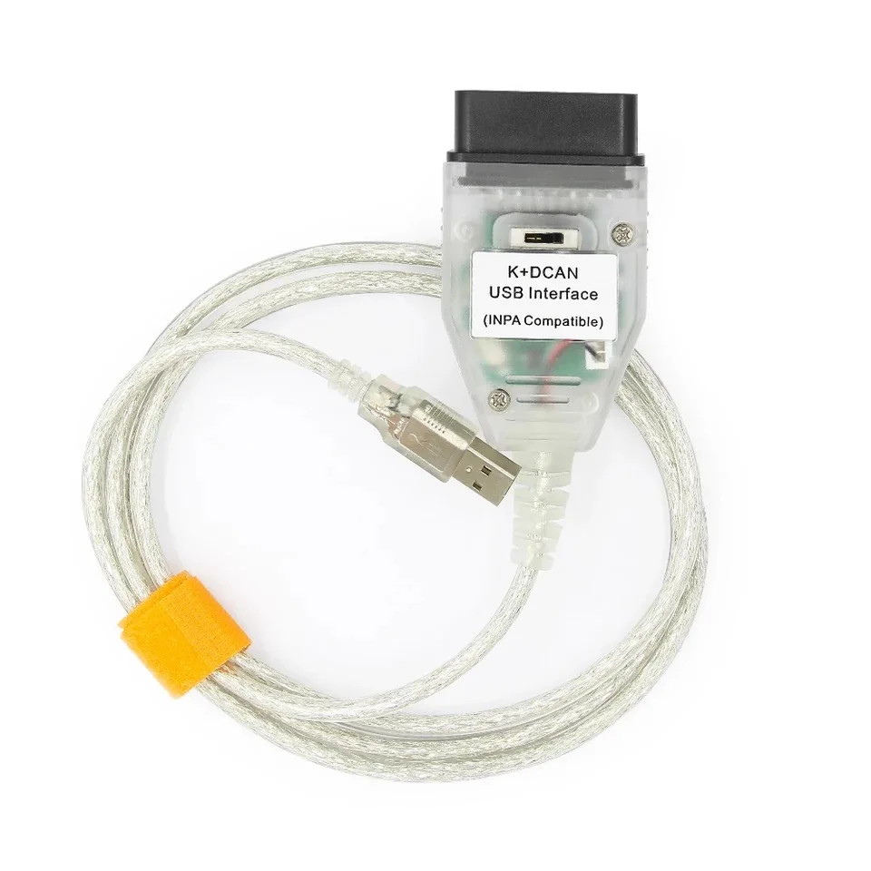 10pcs/lot for BMW INPA K+DCAN with FTDI FT232RL Chip INPA K+CAN OBD2 Diagnostic Cable USB Diagnostic Interface