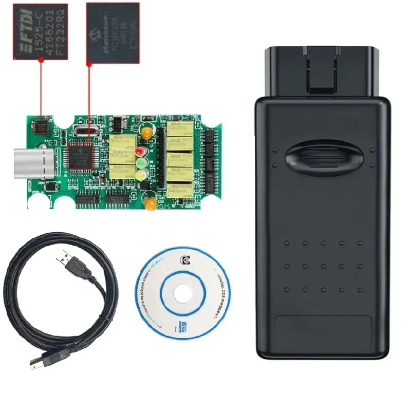 10Pcs/lot RU Ship For OPCOM V1.99 Firmware for Opel OPCOM with PIC18f458 Chip OBDII Diagnostic Tool for Opcom OP V1.99 Opcom CAN-BUS Code Reader