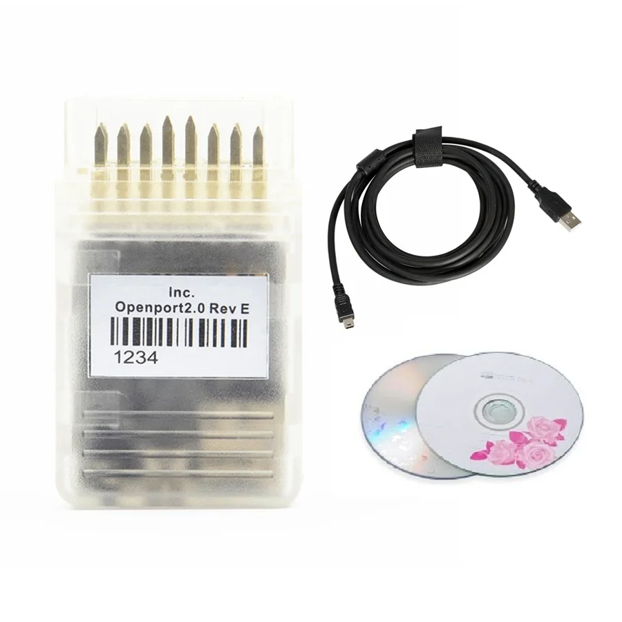  10Pcs/lot Tactrix Openport 2.0 ECU Chip Tool ECU FLASH OBD OBD2 OBDII Connector for Mer-cedes B-enz Multi-Brand Cars Open port