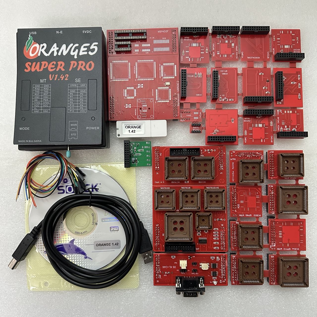Newest Orange5 V1.42 ECU Programmer Tool with Full License Function Full Activation Update of Orange 5 Super Pro  Software