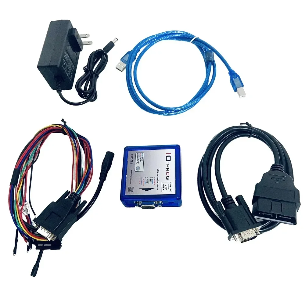 Full + PSA BSI IO-PROG IO Terminal IO PROG ECU Programming DB9 PinOut HW 09.1 Flash&EEPROM Programmer Kline&CAN for GM/Opel