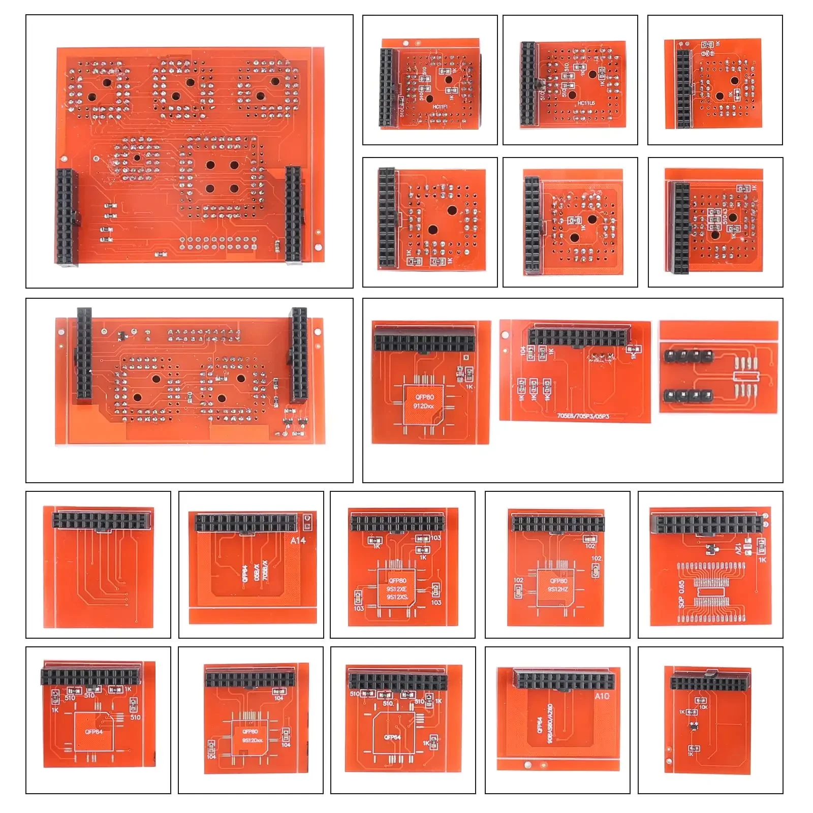 Red Full Adapters for Orange5 Super Pro Activate All Functions Orange 5 V1.38 Programmer Full Adapter