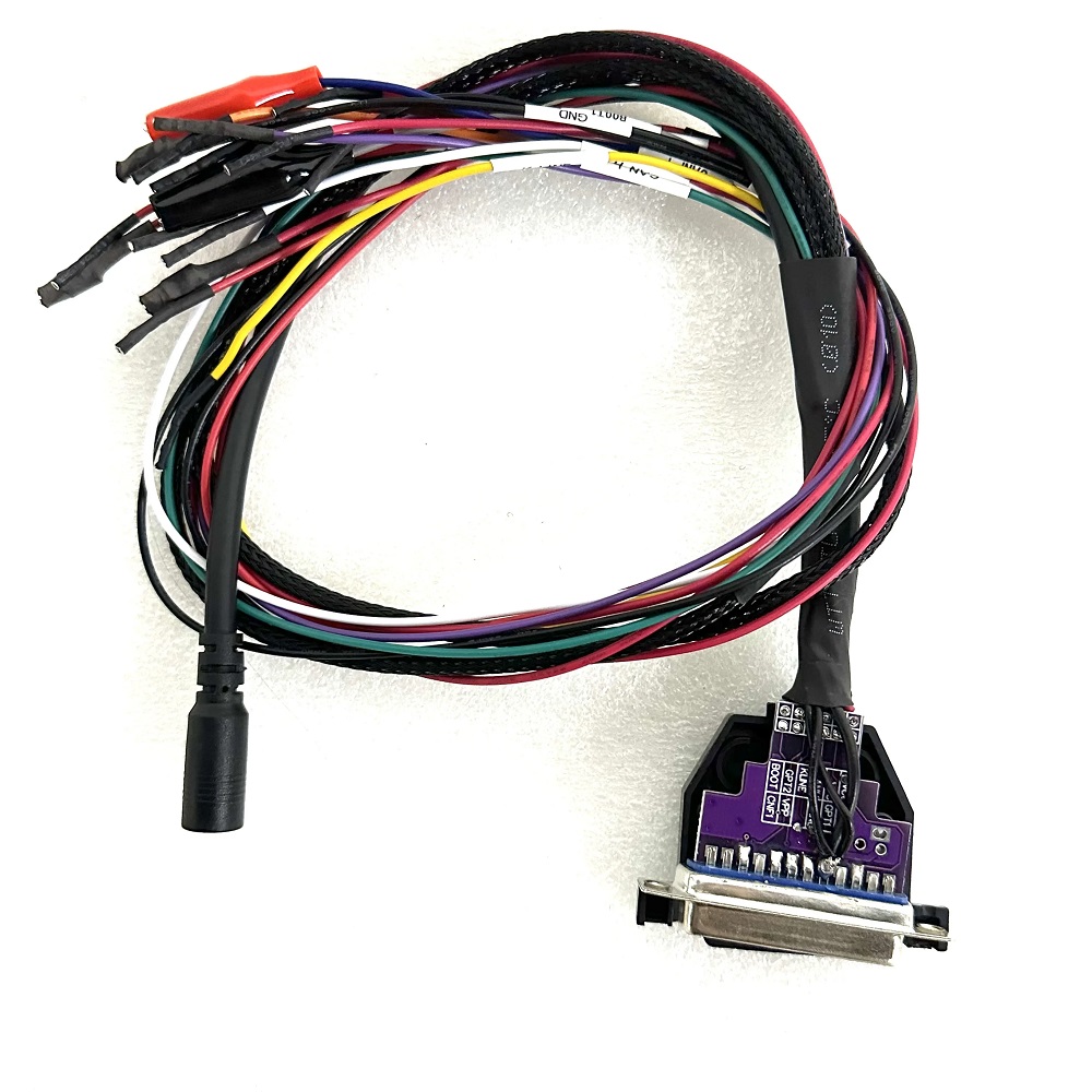 10Pcs/lot For SM2 PRO VCI J2534 PCM with GPT Function ODB2 Cable DB 25pin Purple PCB LED Display Pin Boot Reset CNF1 for Scanmatik 2 Pro