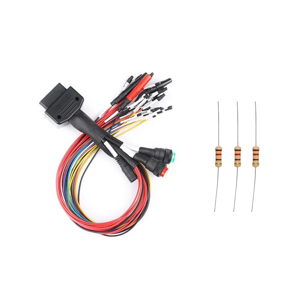 10Pcs/lot Professional Breakout Tricore Cable Full Protocol OBD2 Jumper Cable For MPPS KESSV2 Fgtech Byshut DisProg Bench Work