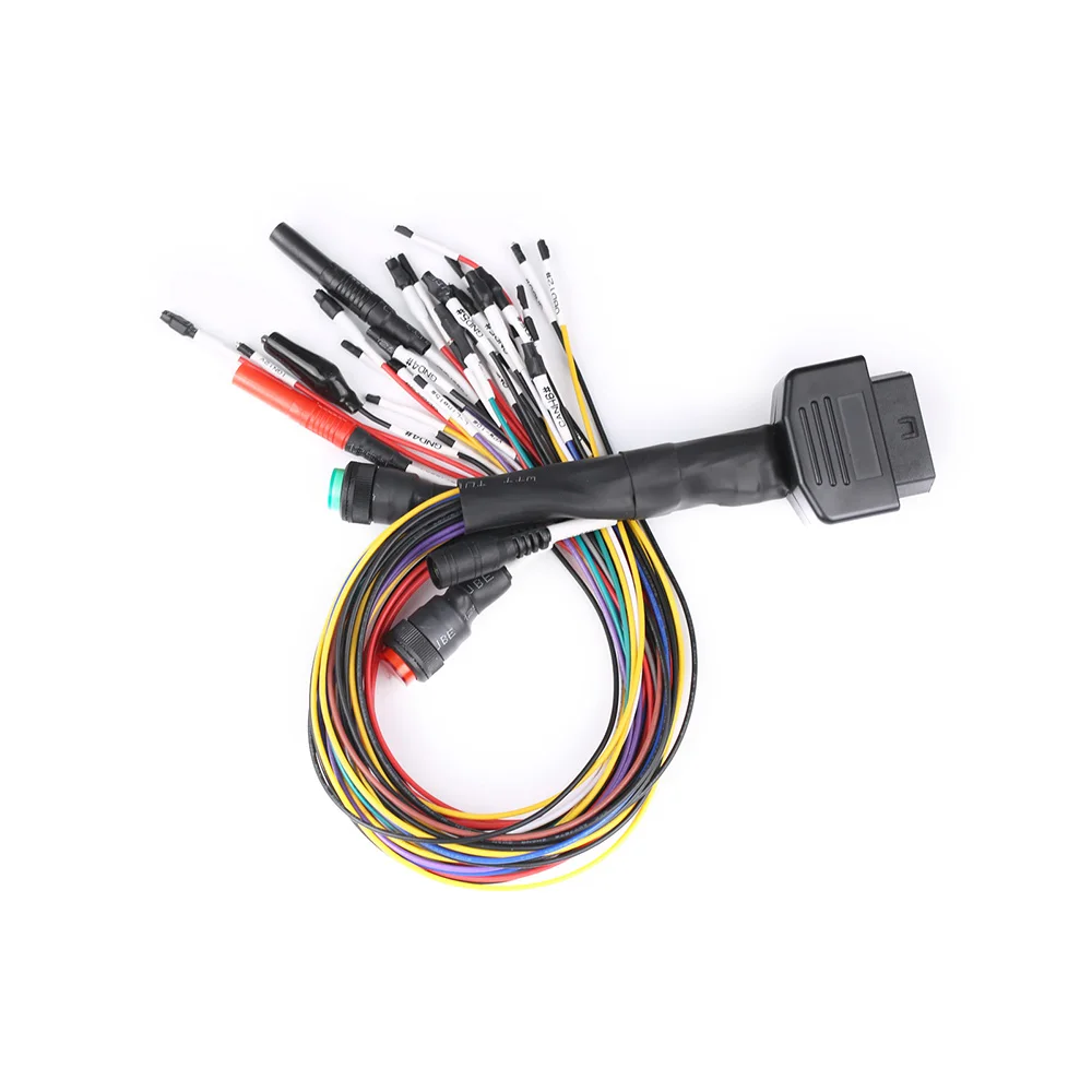 10Pcs/lot Professional Breakout Tricore Cable Full Protocol OBD2 Jumper Cable For MPPS KESSV2 Fgtech Byshut DisProg Bench Work