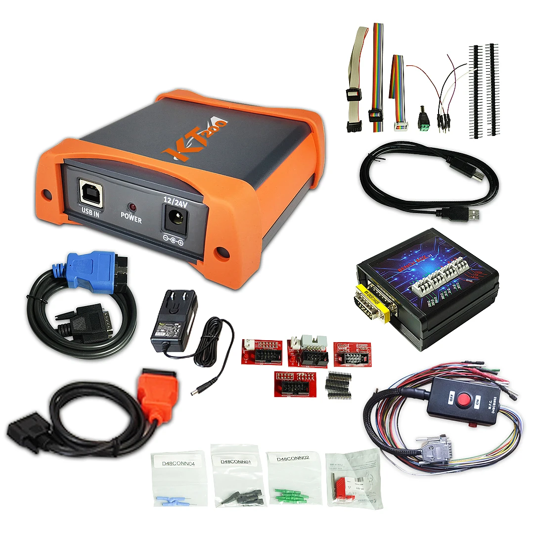 KT200 TCU ECU Tuning Tool Auto Key Programmer Support OBD/BOOT/BDM/JTAG Multiple Protocols for ECU Maintenance ReadWrite
