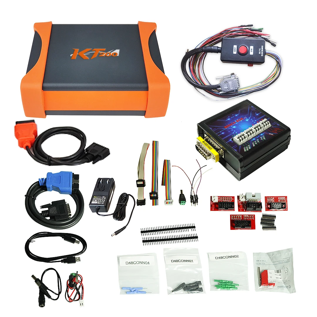 KT200 TCU ECU Tuning Tool Auto Key Programmer Support OBD/BOOT/BDM/JTAG Multiple Protocols for ECU Maintenance ReadWrite