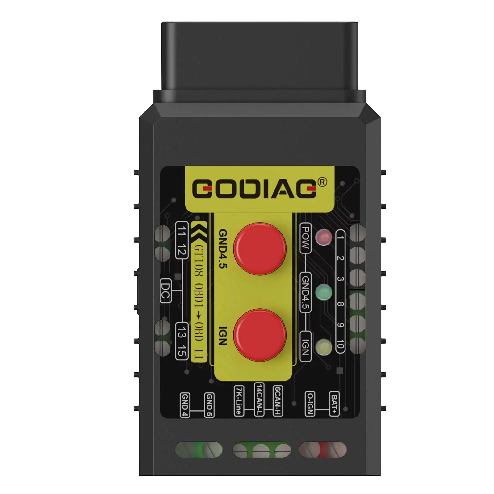 GODIAG GT108 Full Version Super OBDI-OBDII Universal Conversion Adapter For Car, SUV, Truck, Tractor, Mining Vehicle, Generator, Boat, Motorcycle
