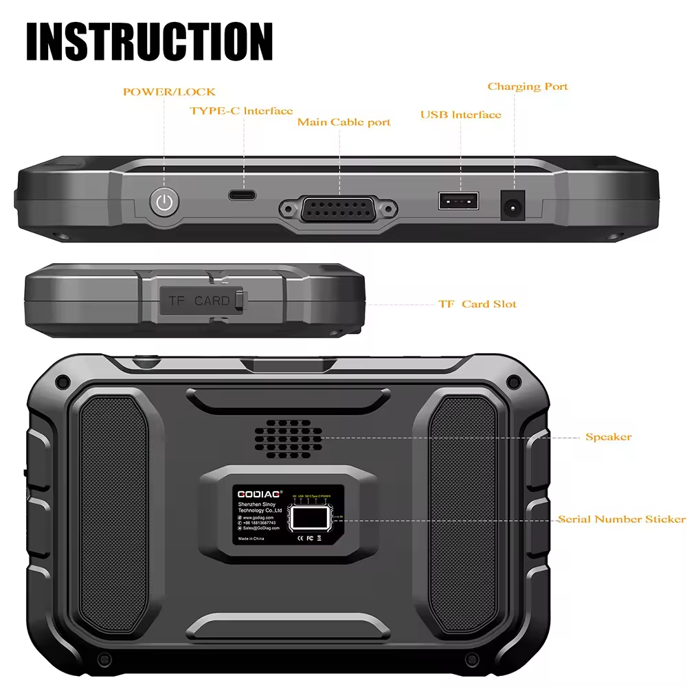 GODIAG GD801 OdoMaster Auto Key Programmer OBDII Cluster Calibration Correction Tool Better Than OBDSTAR X300M 