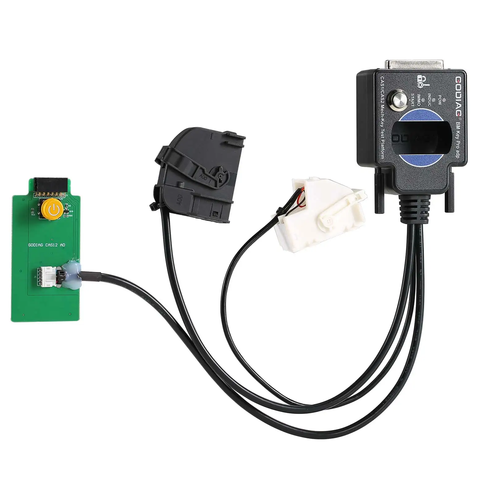 GODIAG for BMW CAS1/CAS2 Mech-Key Test Platform Detect CAS & Key Synchronization Solder-free Matching CAS Data Read, Write and Program