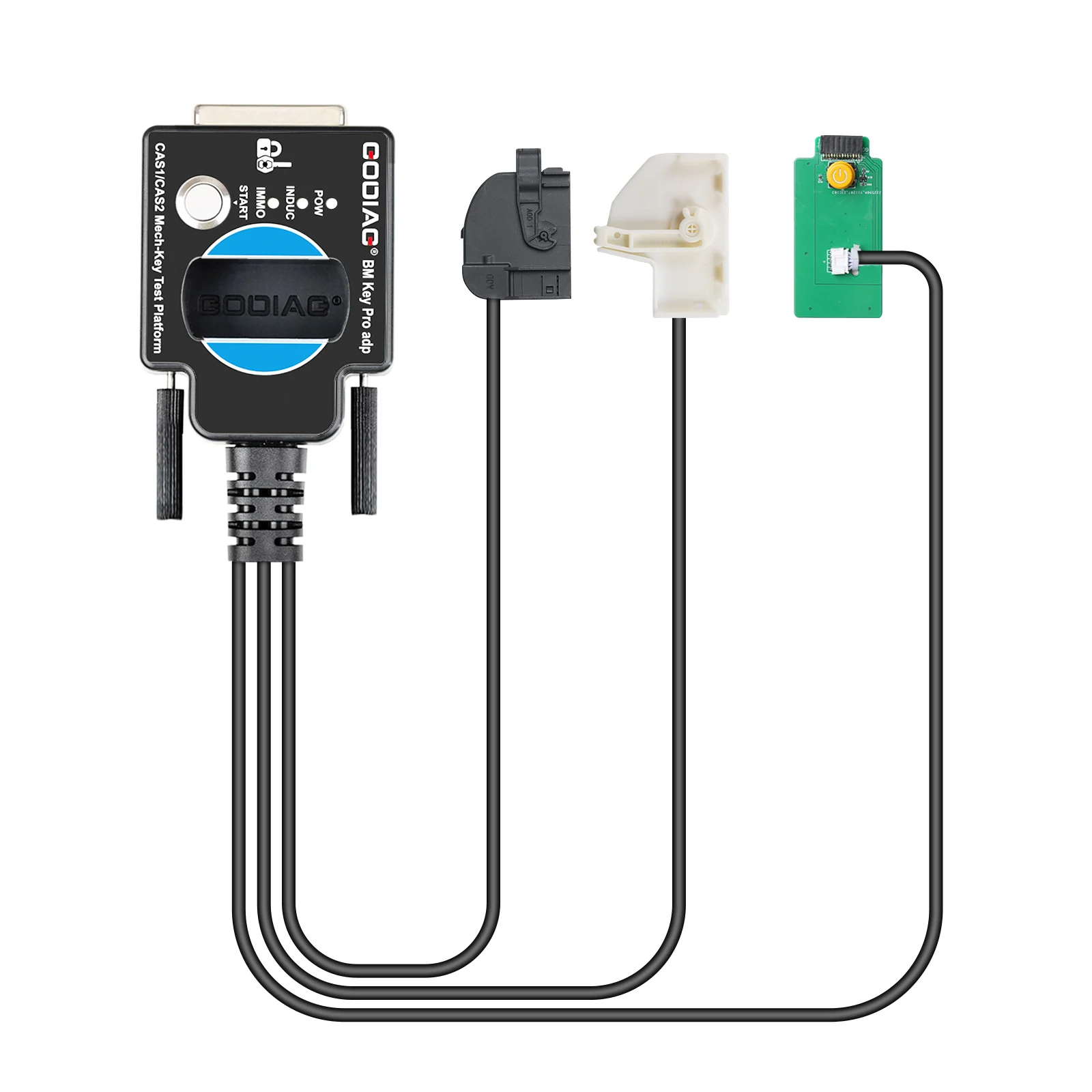 GODIAG for BMW CAS1/CAS2 Mech-Key Test Platform Detect CAS & Key Synchronization Solder-free Matching CAS Data Read, Write and Program