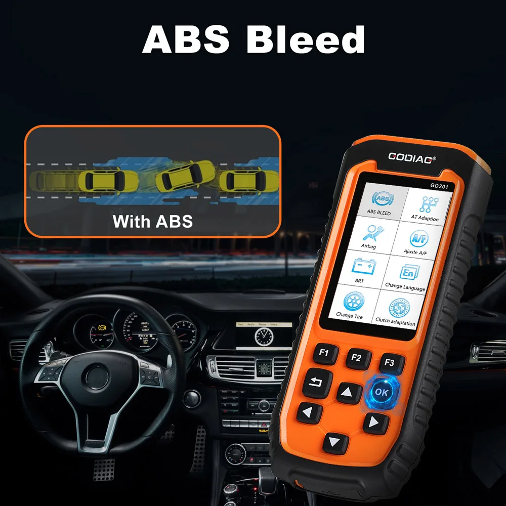 GODIAG GD201 OBDII All-makes Full System Diagnostic Tool with 29 Service Reset Functions