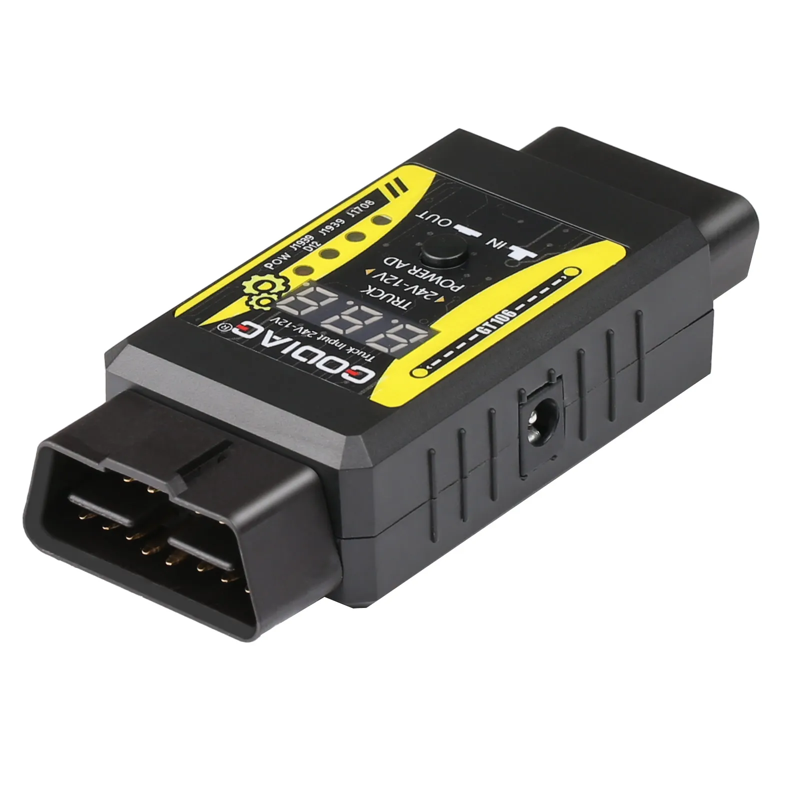 GODIAG GT106 24V to 12V Heavy Duty Truck Adapter for X431 for Truck Converter Heavy Duty Vehicles Diagnosis