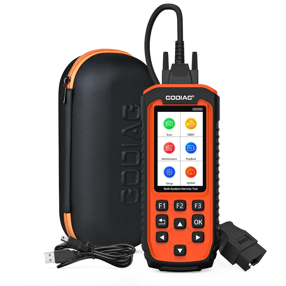 GODIAG GD203 ABS/SRS OBD2 Scan Tool with 28 Service Reset Functions Free Update Online for Lifetime