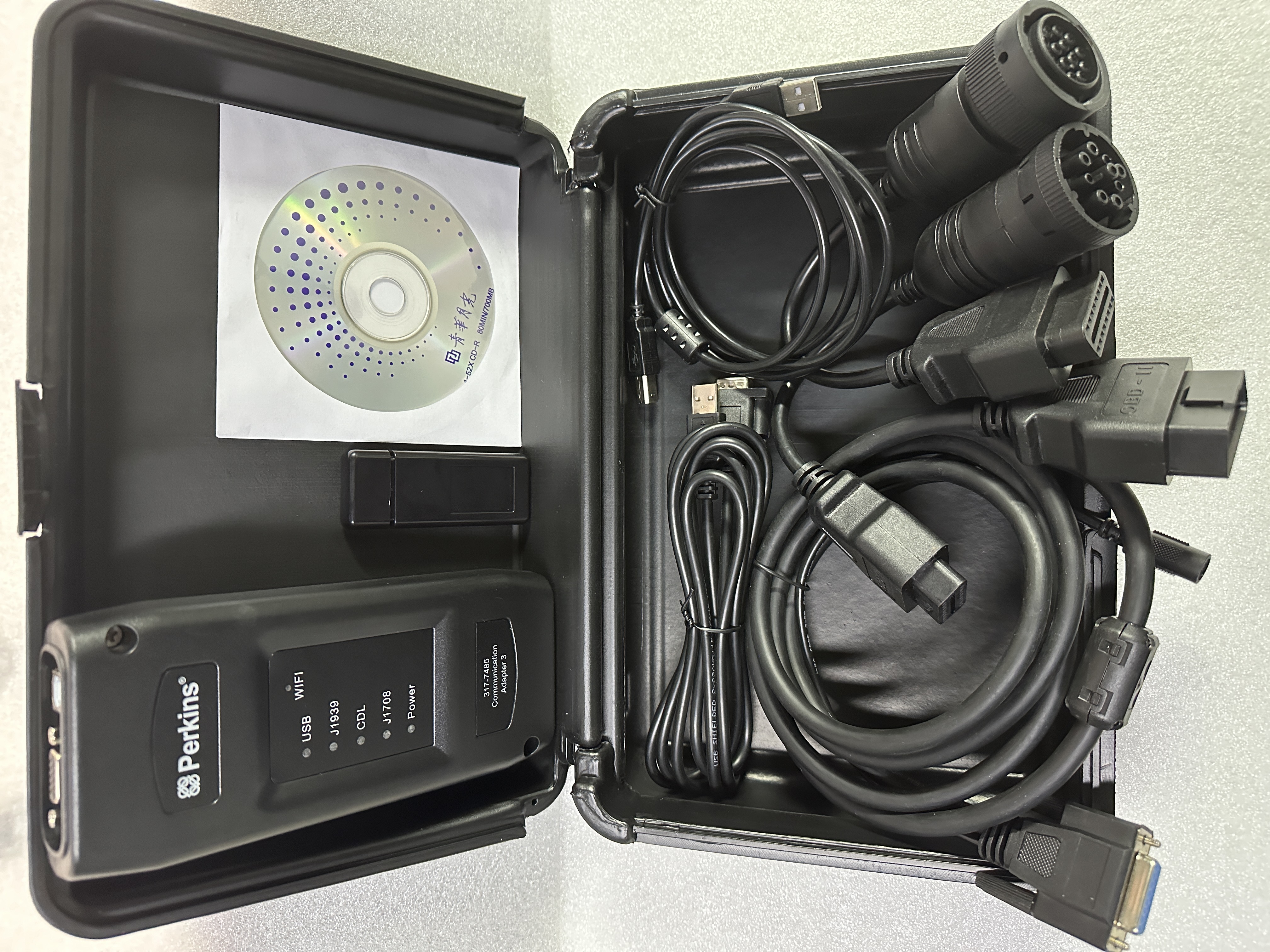 Wifi 2019A Perkins EST3 Electronic Service Diagnostic Tools For Perkins 317-7485 Communication Adapter 3 EST3 for Truck Scanner