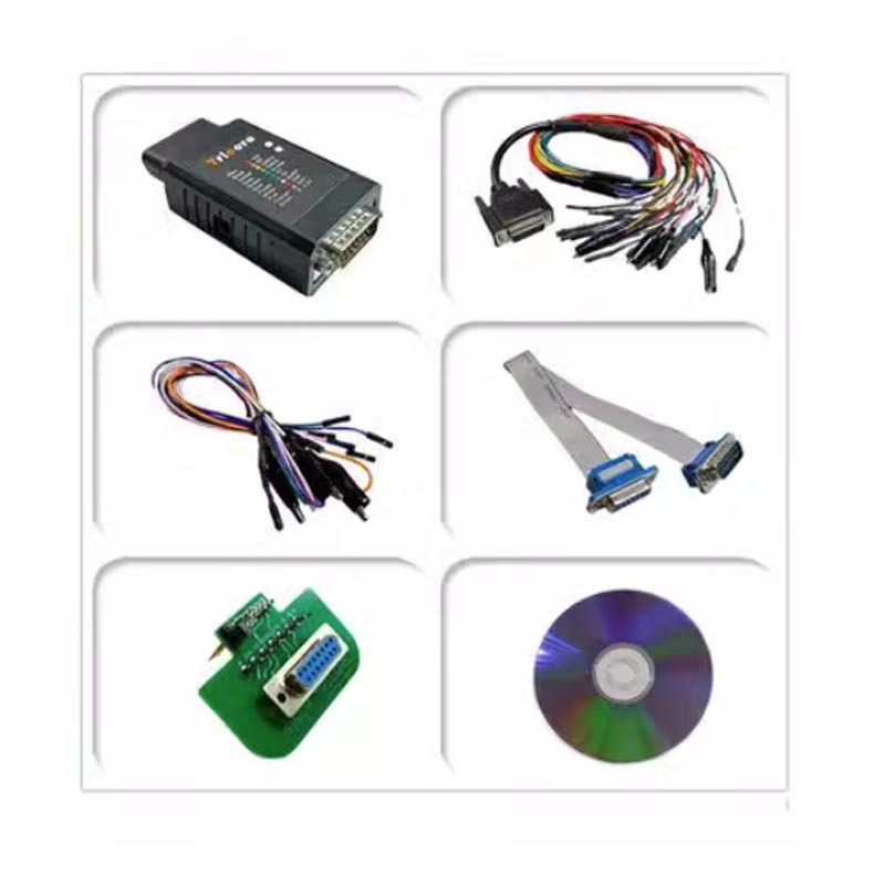 Full Set Unlock Version MPPS V22 Master V22.2.3.5 MPPS With Full Cables ECU Chip Tricore+Multiboot+Breakout Tricore Cable