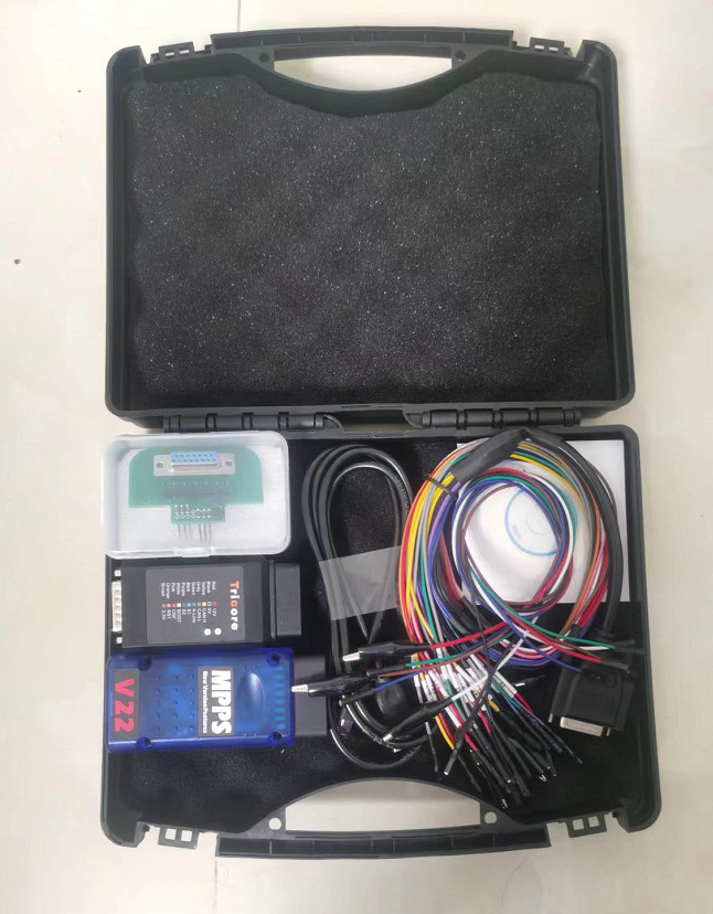 Full Set Unlock Version MPPS V22 Master V22.2.3.5 MPPS With Full Cables ECU Chip Tricore+Multiboot+Breakout Tricore Cable