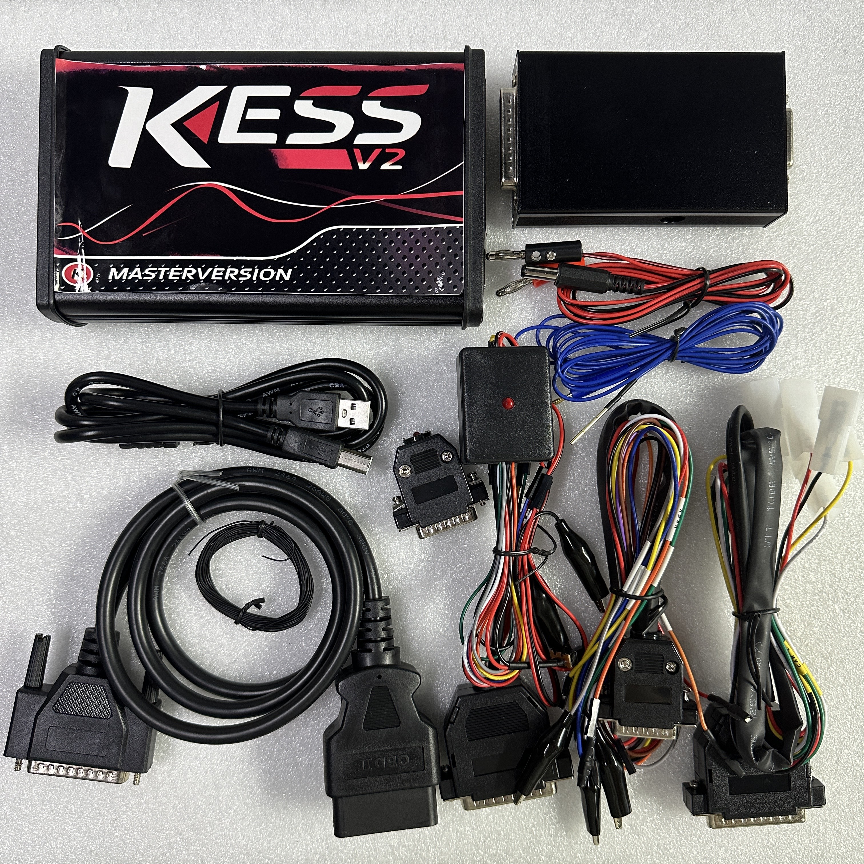 Ecu Chip Tuning For KESS V5.017 Online V2 v2.80 Car Accessor Red Pcb Programming Tool Power Upgrade Tools OBD2 Repair Kit
