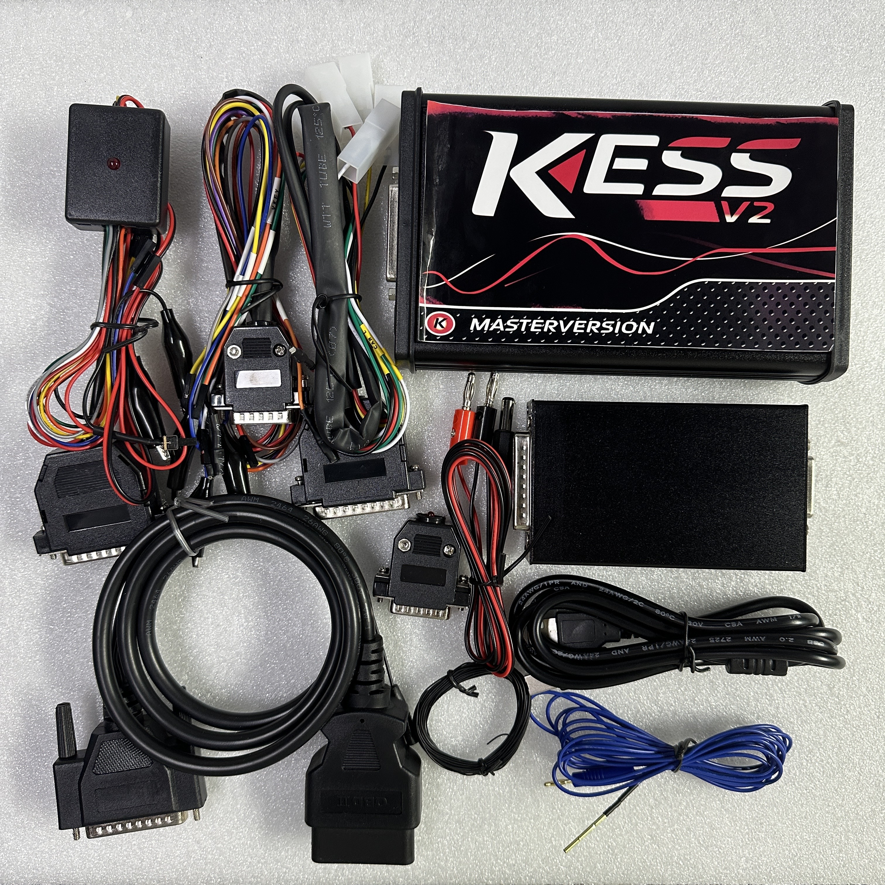Ecu Chip Tuning For KESS V5.017 Online V2 v2.80 Car Accessor Red Pcb Programming Tool Power Upgrade Tools OBD2 Repair Kit