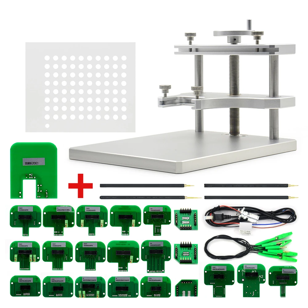  Aluminium Stainless Steel LED BDM FRAME BDM Probe With 22pcs BDM Adapters For FGTECH ECU Chip Tuning Tool ECU Progamme