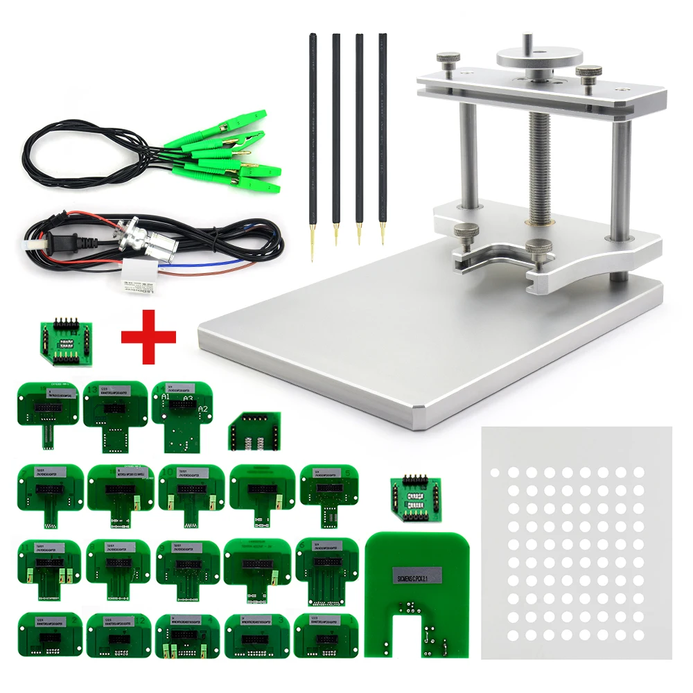  Aluminium Stainless Steel LED BDM FRAME BDM Probe With 22pcs BDM Adapters For FGTECH ECU Chip Tuning Tool ECU Progamme