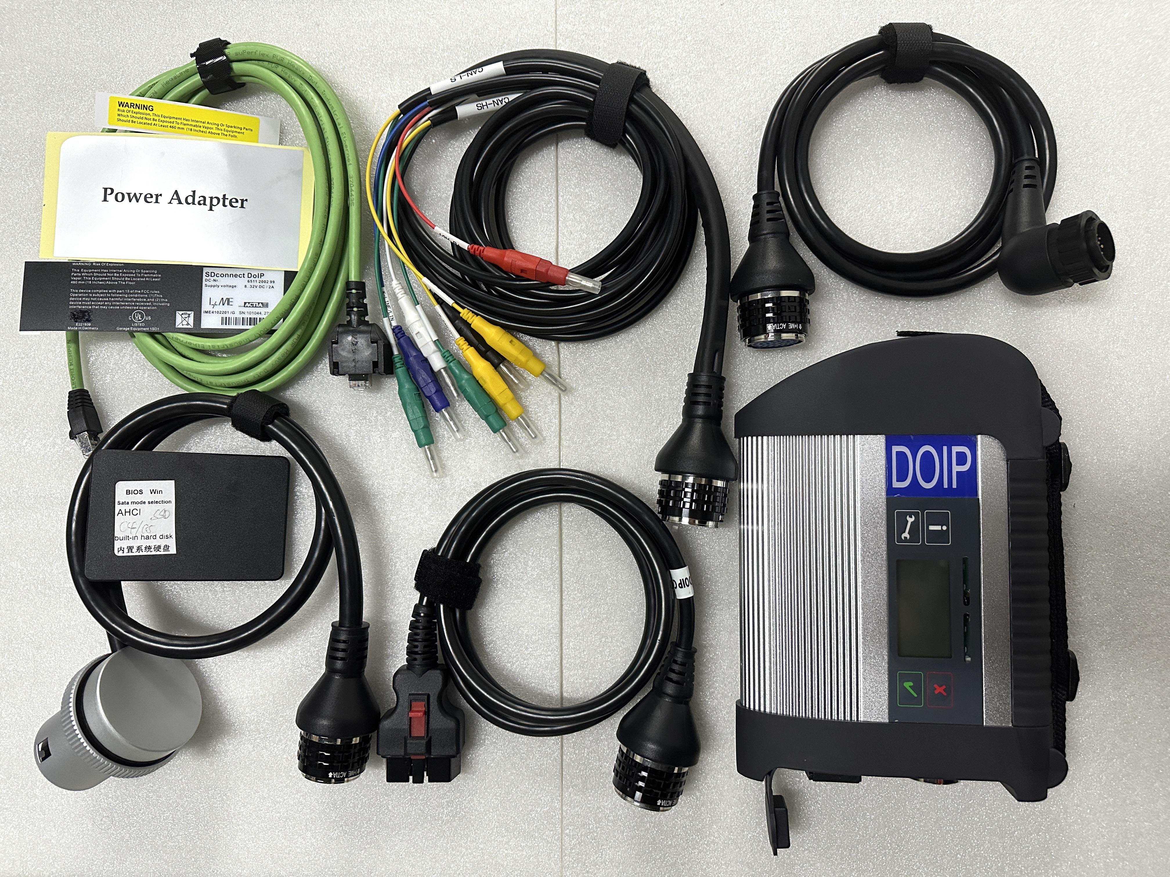 Full Chip DOIP C4 Multiplexer SSD 2023.09 MB Star C4 Sd Connect For MB Car Truck Support 12V & 24V WiFi Auto Diagnostic-Tool