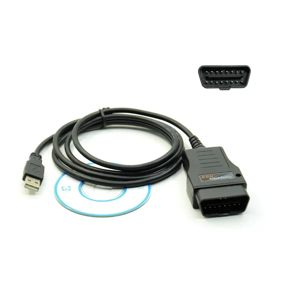 10Pcs/lot HDS Cable For Honda Diagnostic Cable Auto OBD2 HDS Cable Support mutil-language Auto Scanner HDS Code Reader