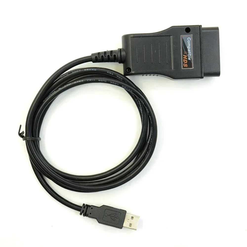 10Pcs/lot HDS Cable For Honda Diagnostic Cable Auto OBD2 HDS Cable Support mutil-language Auto Scanner HDS Code Reader