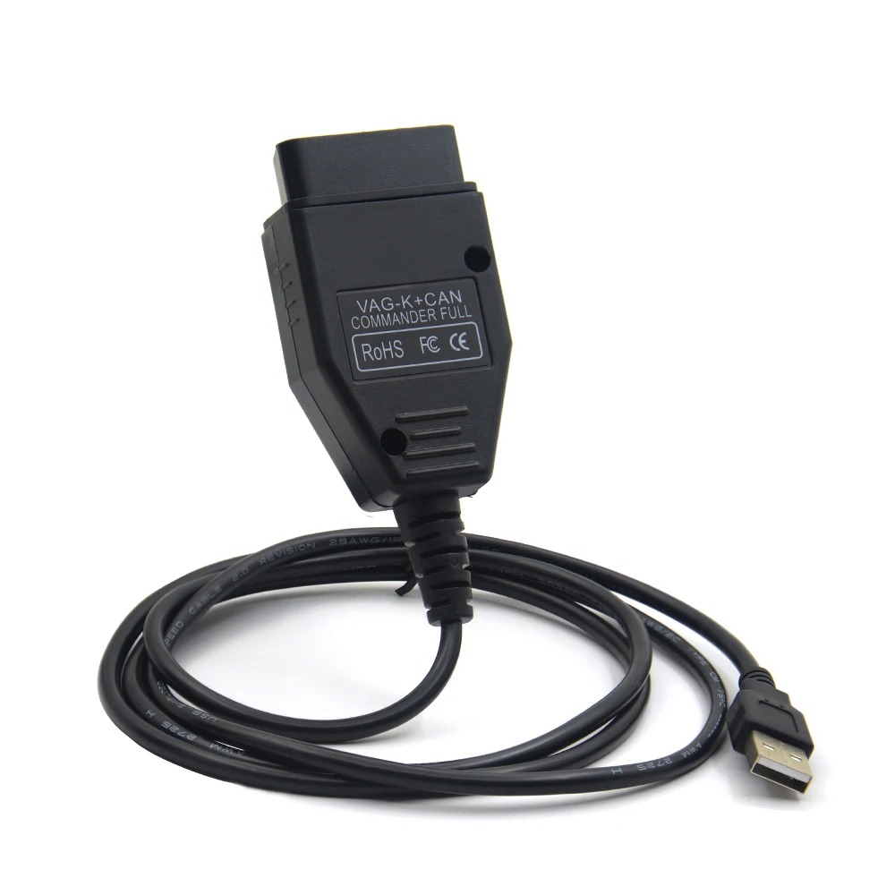 10Pcs/lot VAG K+CAN Commander 1.4 obd2 Diagnostic Scanner tool OBDII VAG 1.4 COM cable For vag scanner