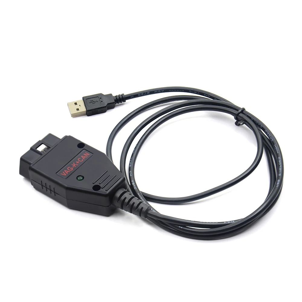 10Pcs/lot VAG K+CAN Commander 1.4 obd2 Diagnostic Scanner tool OBDII VAG 1.4 COM cable For vag scanner
