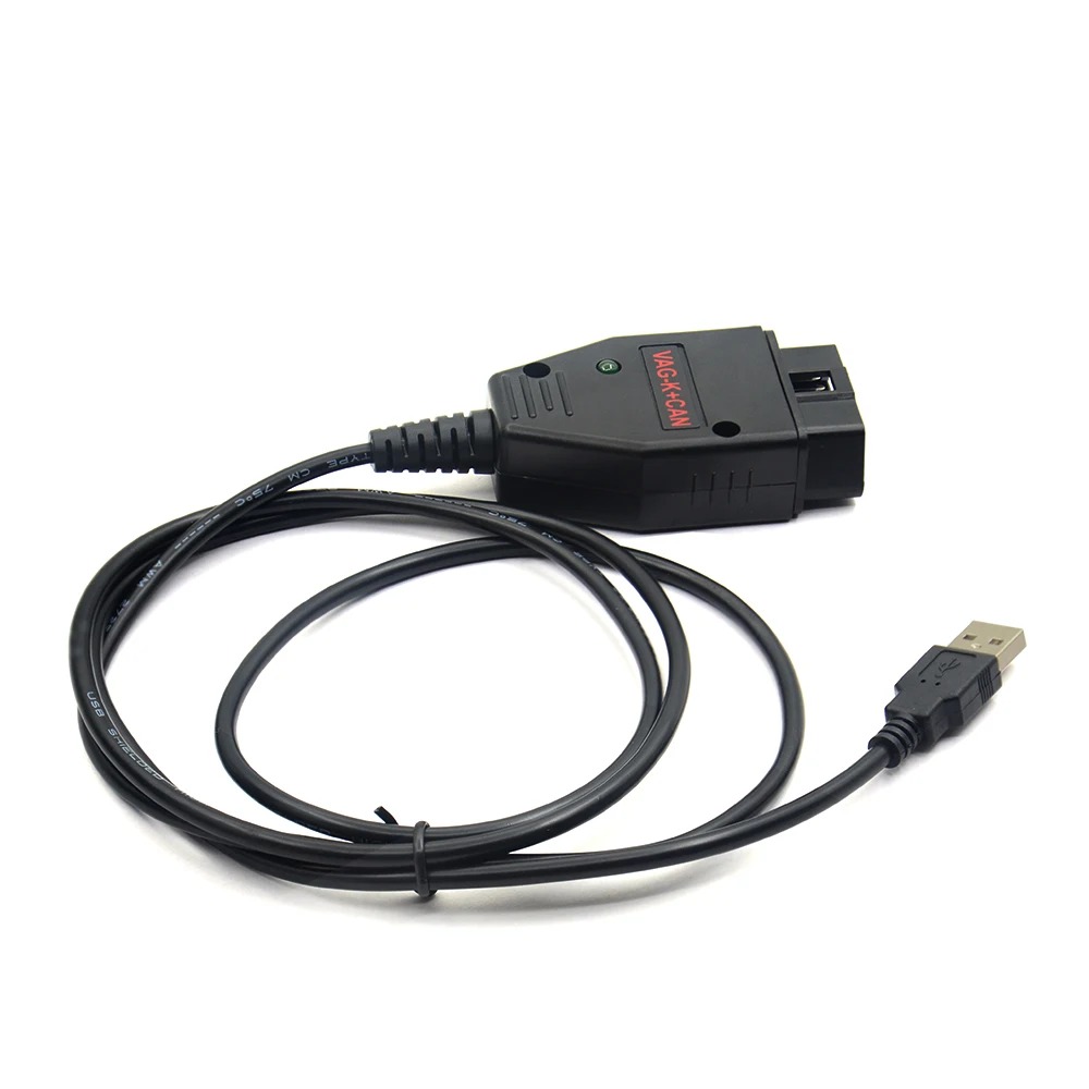 10Pcs/lot VAG K+CAN Commander 1.4 obd2 Diagnostic Scanner tool OBDII VAG 1.4 COM cable For vag scanner