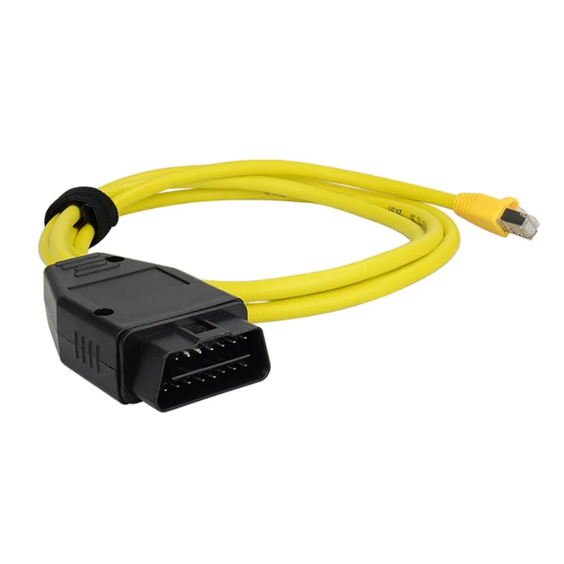 10Pcs/lot For BMW ICOM ENET Cable Ethernet Data to OBD2 16Pin Interface RJ45 Connector Hidden Data Tool ICOM Coding F-Serie