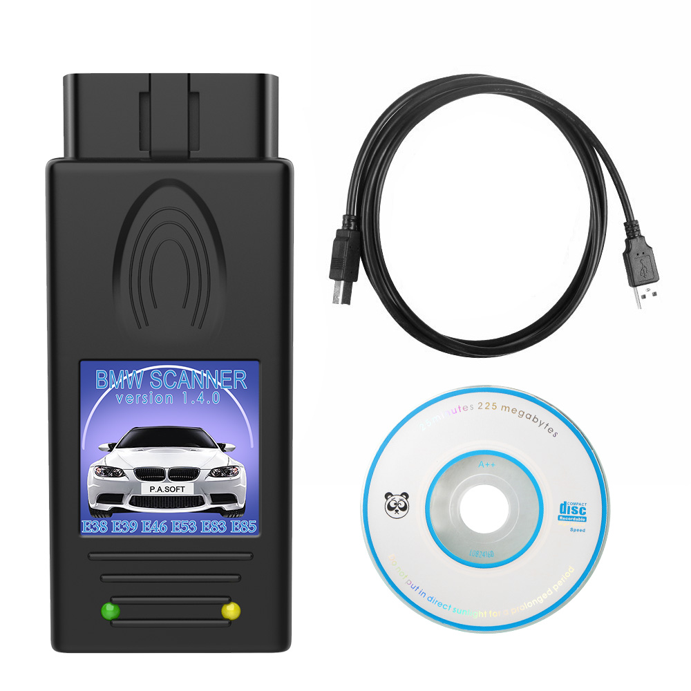  10Pcs/lot Scanner 1.4.0 Car Diagnostic Scanner Multi-Function Unlock Version For Windows XP USB Diagnostic Interface For BMW