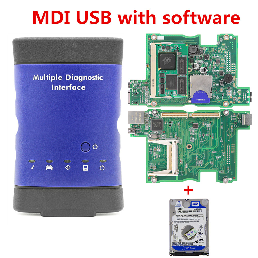 Professional Diagnostic Tool for G-M MDI WIFI OBD2 Scanner with HDD Software For G-M Multiple Interface OBDII Diagnostic Tool Diagnostic Scanner