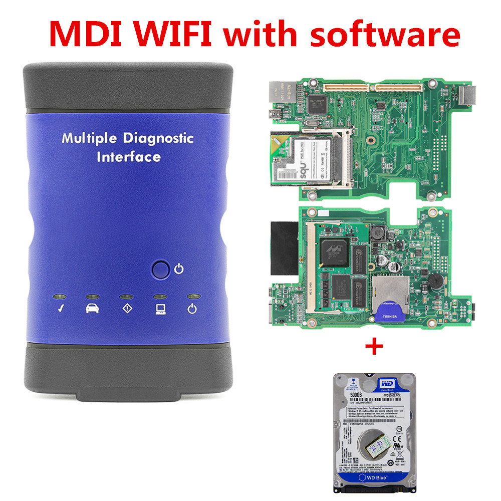 Professional Diagnostic Tool for G-M MDI WIFI OBD2 Scanner with HDD Software For G-M Multiple Interface OBDII Diagnostic Tool Diagnostic Scanner