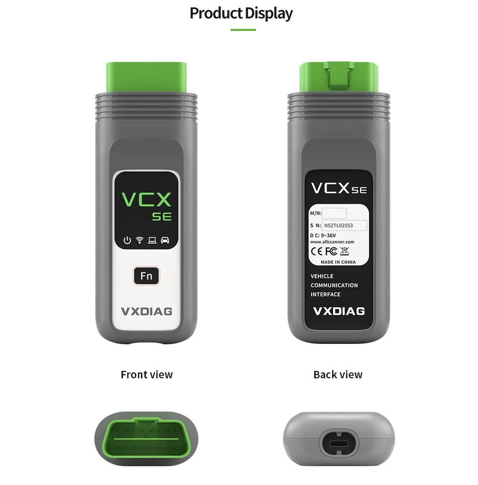 VXDIAG VCX SE For BMW ICOM A2 A3 VX508 DoIP Car OBD2 Diagnostic Tool All System Diagnosis Active Test Coding J2534 Programming