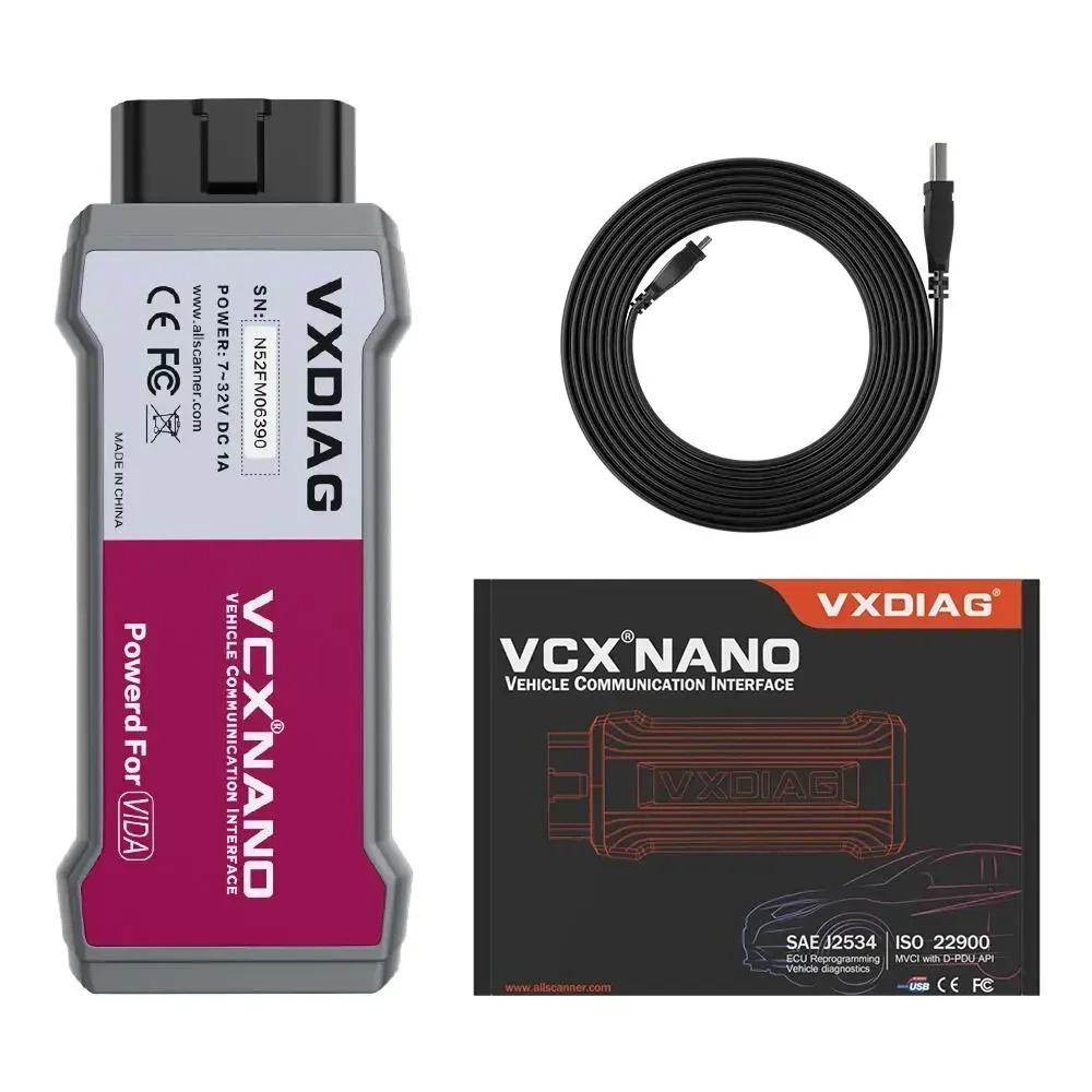 VXDIAG VCX NX200 For Renault All Systems Diagnostic Tool J2534 ECU Coding & Programming OBD2 Scanner