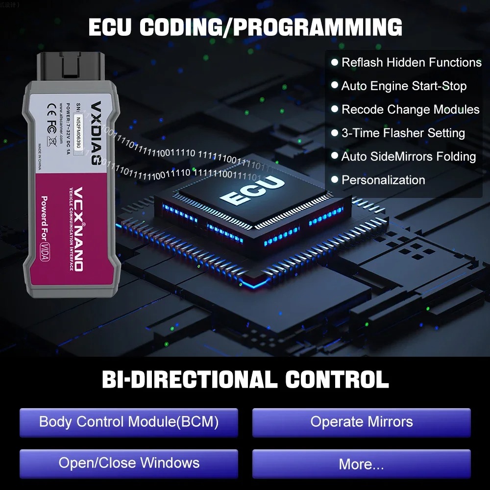 VXDIAG VCX NX200 For Renault All Systems Diagnostic Tool J2534 ECU Coding & Programming OBD2 Scanner