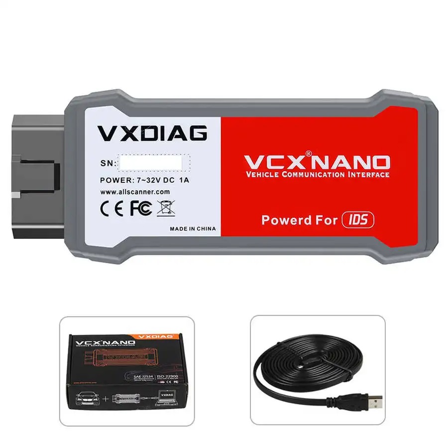 VXDIAG VCX NANO for Ford/Mazda 2 in 1 with IDS V129 Wifi/USB Version