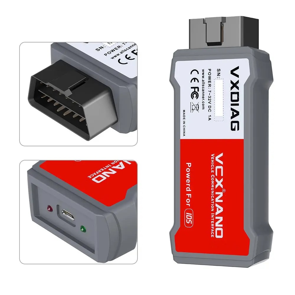 VXDIAG VCX NANO for Ford/Mazda 2 in 1 with IDS V129 Wifi/USB Version