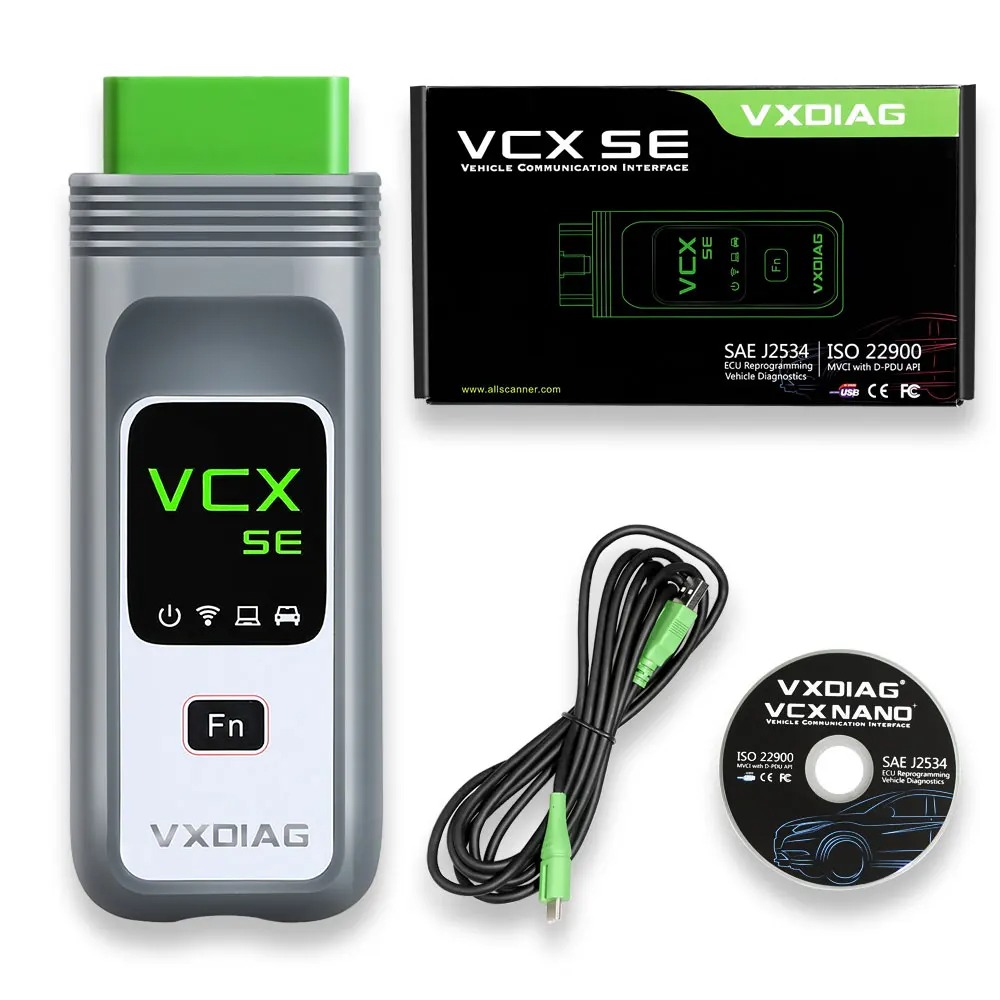 VXDIAG VCX SE Pro Diagnostic Tool with 3 Free Car Software For G-M /Ford /Mazda /VW /Audi /Honda /Volvo /Toyota /JLR /Subaru