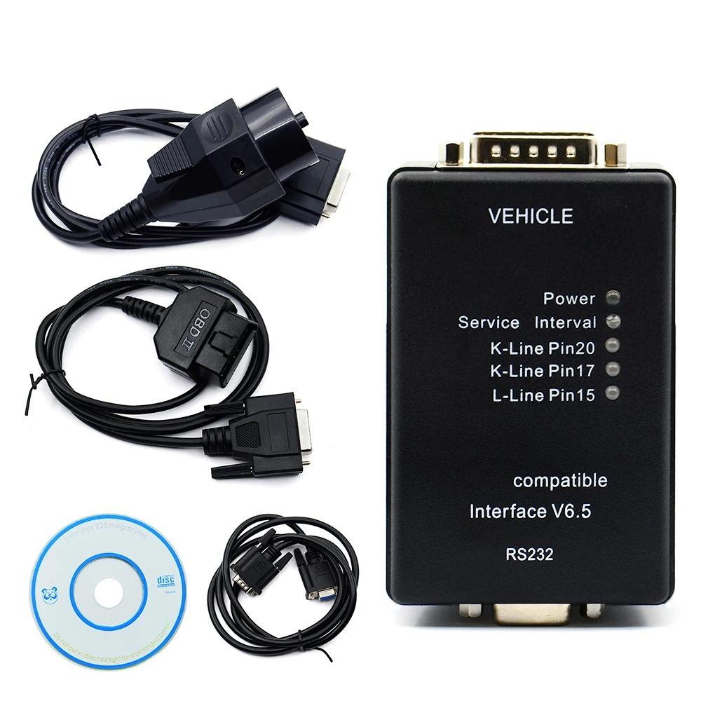 Carsoft 6.5 For BMW ECU Programmer MCU OBD2 Car Diagnostic Tool E30/E31/E32/E34/E36/E38/E39/E60/E65/E46/E53/Z RS232 PC Interface