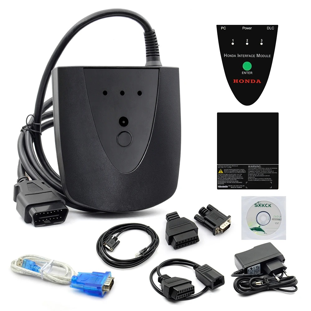 V3.104.24 HDS HIM DiagnosticTool with Double Board for Honda HDS Adapter HDS ToolDiagnostic Scanner with RS232 USB Cable