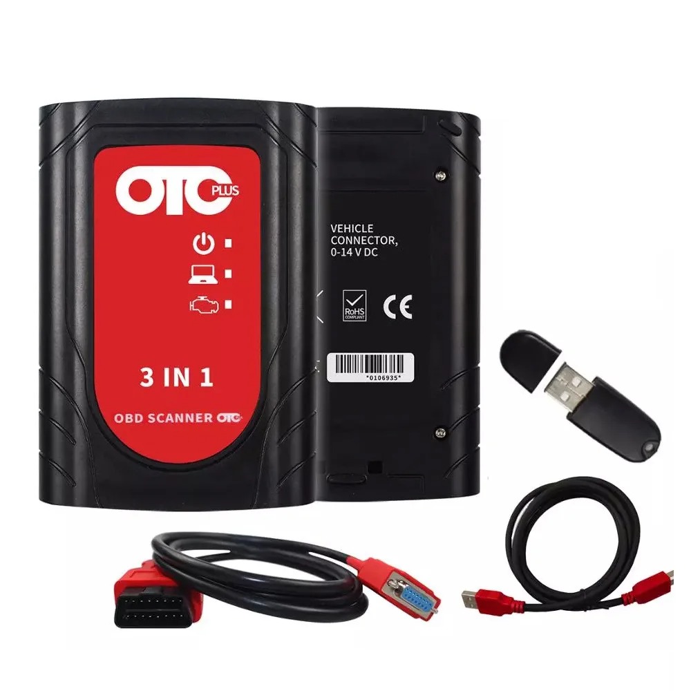 OTC Plus 3 in 1 Diagnostic Scanner For Toyota/NISSAN/VOLVO OTC Plus 3IN1 OBD2 Diagnostic Tools Full Set  With HDD
