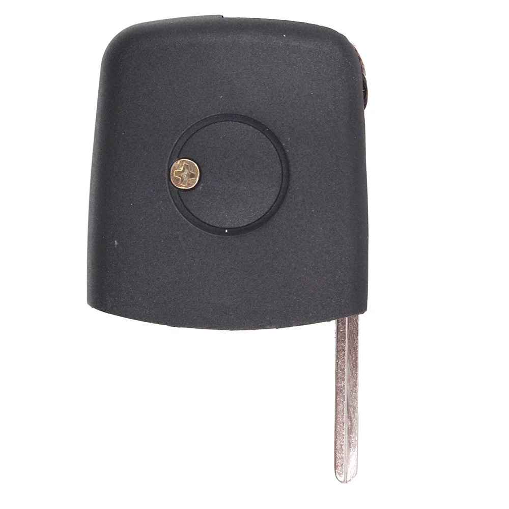 10Pcs/lot Keyecu Flip Remote Car Key Head ID48 Chip Fob for VW Volkswagen for Skoda Seat Golf Jetta Rabbit (Square)