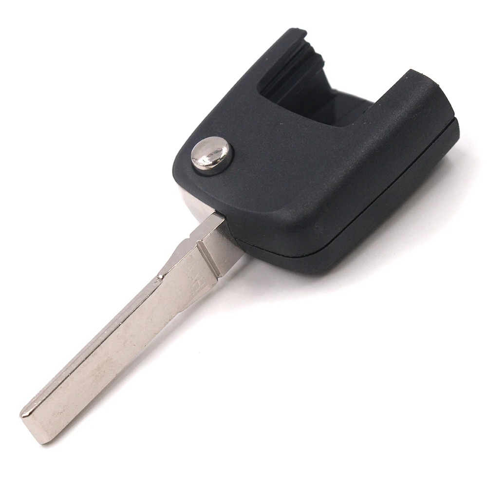 10Pcs/lot Keyecu Flip Remote Car Key Head ID48 Chip Fob for VW Volkswagen for Skoda Seat Golf Jetta Rabbit (Square)