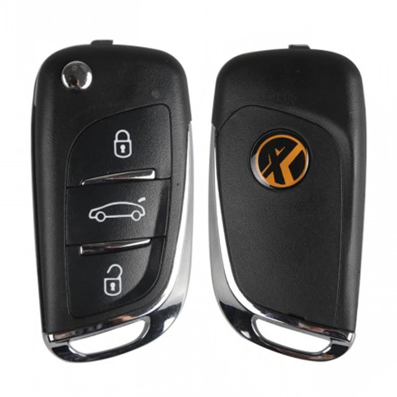  10Pcs/lot Xhorse Wireless DS Style 3 Button clonable chip Universal Remote Key for VVDI Key Tool XN002 Series