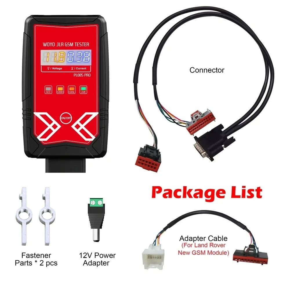 WOYO PL005 PRO  Apply for Land R-over J-aguar Gear Shift Module GSM Tester/Rotary Gear Selector Bench Test Diagnostic Tester Repair Kit