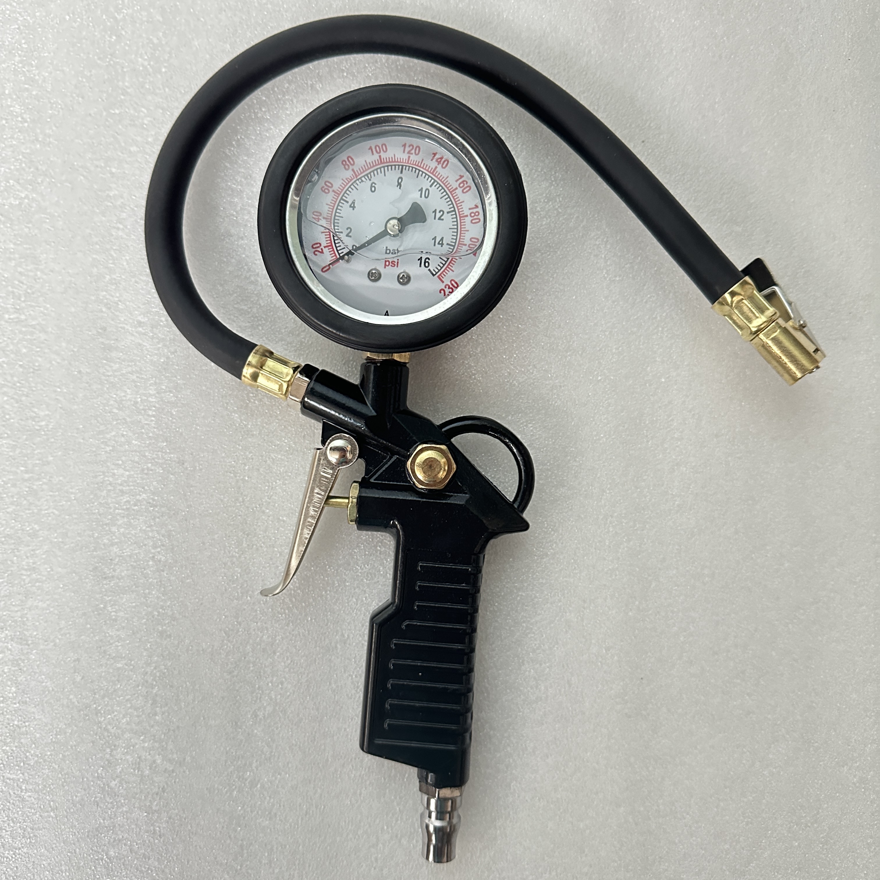 10Pcs/lot Oil Immersed Hydraulic Pressure Tire Pressure Gauge
