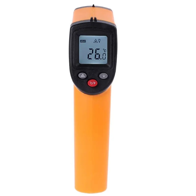 10Pcs/lot Industrial Infrared Pyrometer Non Contact GM320 Infrared Thermometer Laser Temperature Meter Gun IR Laser Temp 